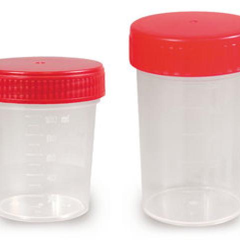 Multipurpose beaker with screw cap, PP, non-sterile, 60 ml, 600 unit(s)