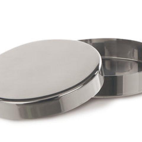 Petri dish made of stainl. steel, Ø 60 mm,  with lid, 1 unit(s)