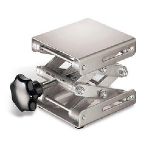 Rotilabo®-jack Mini, 75 x 80 mm, stainless steel, adjustable 49-147 mm