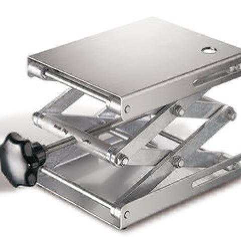Rotilabo®-jack, 120 x 140 mm, stainless steel, adjustable 60-243 mm, 1 unit(s)