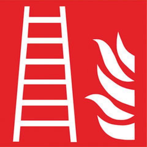 Fire protection sign, fire ladder acc. to ISO 7010, 1 unit(s)