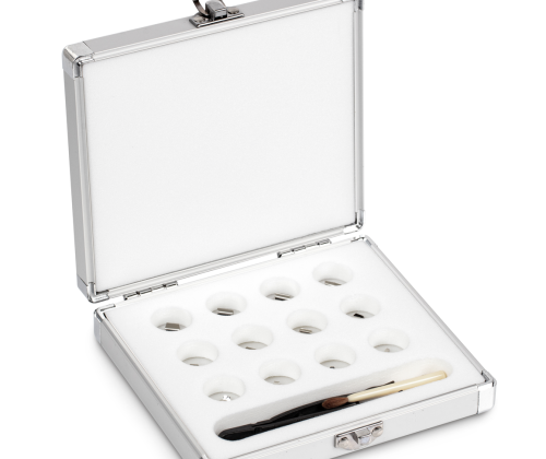 F1 1 mg -  500 mg Set of weights in aluminium case, Stainless steel (OIML)