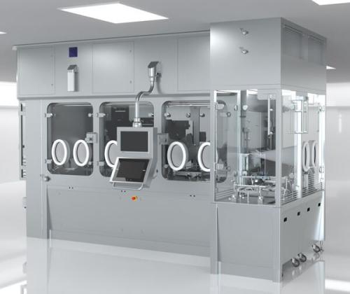 Flexicon Cellefill™ small batch, vial filling machine and containment solution